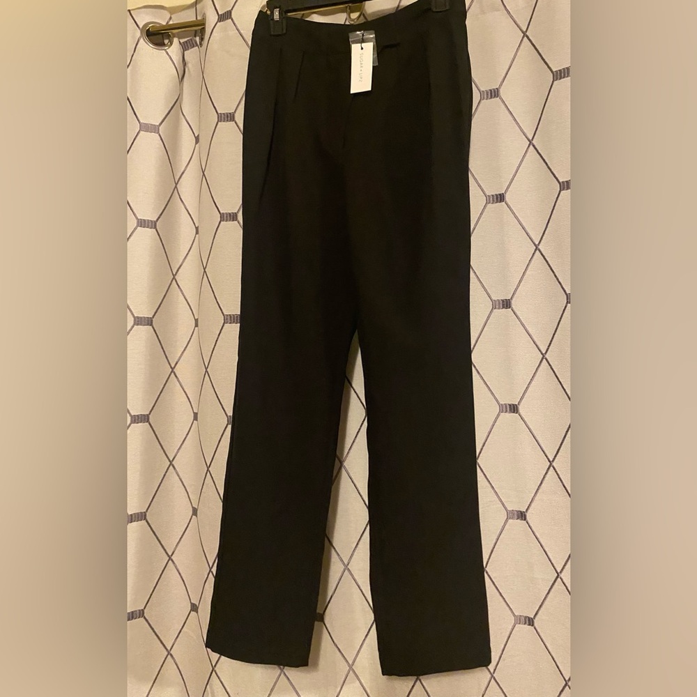 NWT sugar lips blacks dress up pants in size small